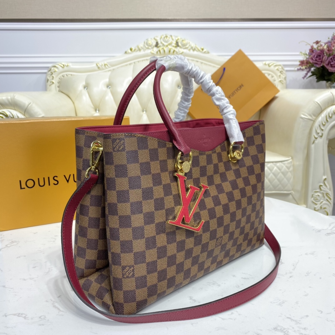 Louis Vuitton LV RIVERSIDE Tote Handbag Damier Ebene N40052